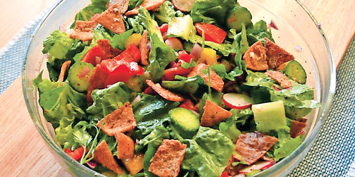 Arabský salát Fattoush