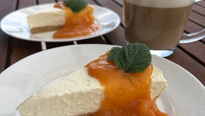 Nepečený cheesecake s ovocem
