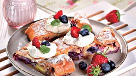 Ovocný závin s mascarpone