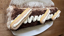 Tiramisu roláda s Mascarpone
