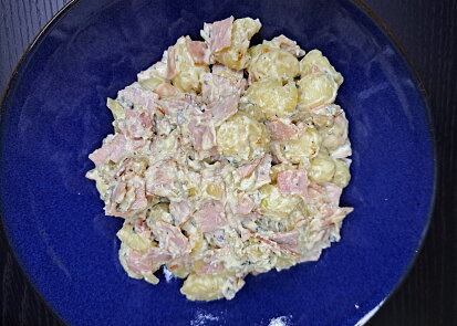 Gnocchi se smetanovou žampionovo-šunkovou omáčkou