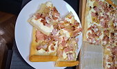 Slaný cibulový koláč