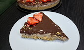 Čokoládovo-jahodový cheesecake
