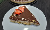 Čokoládovo-jahodový cheesecake