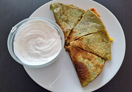 Kuřecí quesadilla s dipem