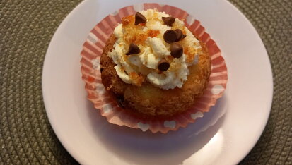 Mangové muffiny s čokoládou