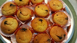 Mangové muffiny s čokoládou