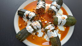 Kabak Dolması - turecká plněná cuketa