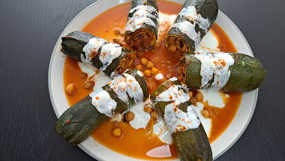Kabak Dolması - turecká plněná cuketa