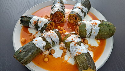 Kabak Dolması - turecká plněná cuketa