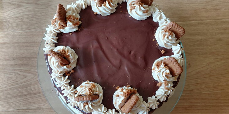 Lotuskový dort s mascarpone krémem