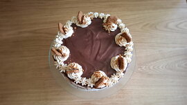 Lotuskový dort s mascarpone krémem