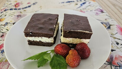 Mléčné pomerančové low carb řezy