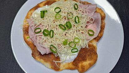 Odlehčenější langoše z horkovzdušné fritézy