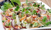 Barevný salát coleslaw