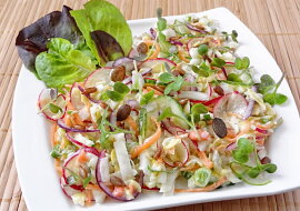 Barevný salát coleslaw
