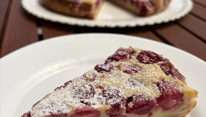 Francouzská třešňová bublanina (Clafoutis)