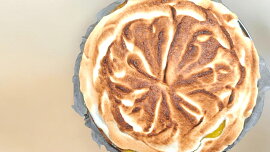 Francouzský citronový koláč se sněhem - Tarte au citron meringuée