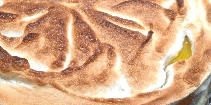 Francouzský citronový koláč se sněhem - Tarte au citron meringuée