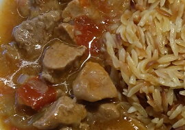 Vepřový Hot Guláš (So slovenskou ryžou chutil skvele)