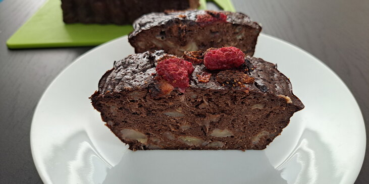 Zdravý banánový chlebíček à la brownie