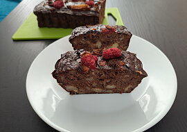 Zdravý banánový chlebíček à la brownie