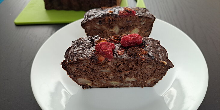 Zdravý banánový chlebíček à la brownie
