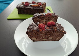 Zdravý banánový chlebíček à la brownie
