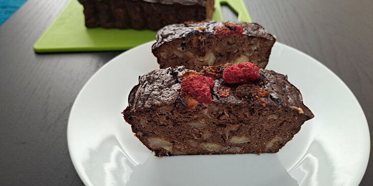 Zdravý banánový chlebíček à la brownie