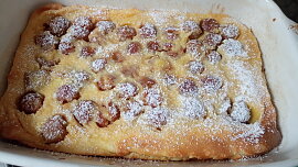 Francouzská třešňová bublanina (Clafoutis)