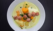Krémová bramborovo-mrkvová polévka