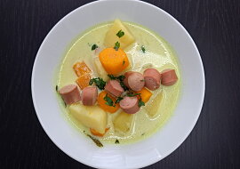 Krémová bramborovo-mrkvová polévka