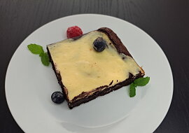 Cheesecake brownies