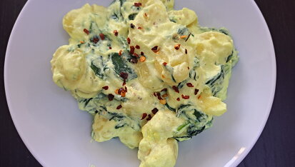 Gnocchi se špenátem a sýrem