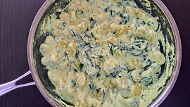 Gnocchi se špenátem a sýrem