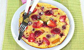 Palačinková pizza s ovocem