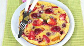 Palačinková pizza s ovocem