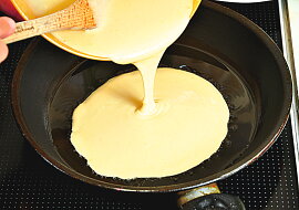 Palačinková pizza s ovocem