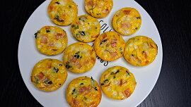 Rychlé slané muffiny bez mouky