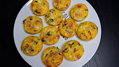 Rychlé slané muffiny bez mouky