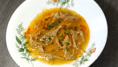 Dršťková polévka hlívová, Skvelá, chutí aj vegetariánovi.