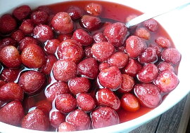 Jahodový kompot