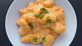 Gnocchi na způsob kuřete na paprice
