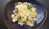 Krémové gnocchi s kuřecím masem a slaninou