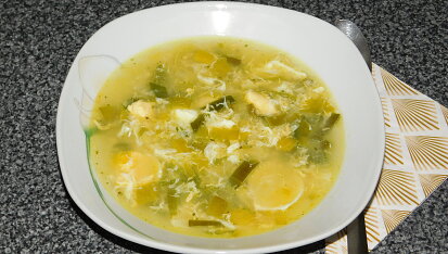 Rychlá pórková polévka