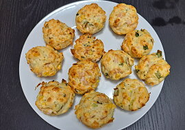 Slané muffiny z tvarohového těsta