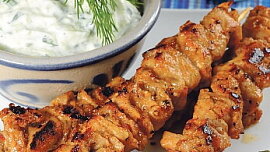 Souvlaki s tzatziki