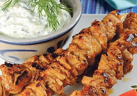 Souvlaki s tzatziki