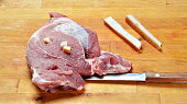 Vepřová plec s česnekovou omáčkou