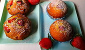 Jahodové muffinky
